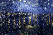 Vincent Van Gogh Starry Night Over the Rhone Spain oil painting artist